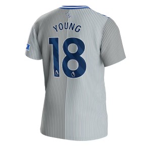 Everton Ashley Young #18 Tredjetröja 2023-24 Kortärmad